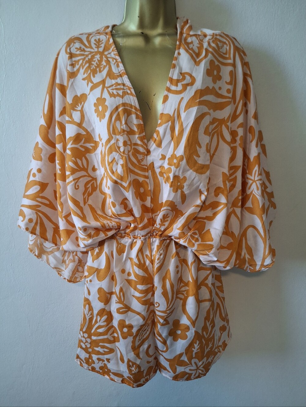 Orange Cream Romper